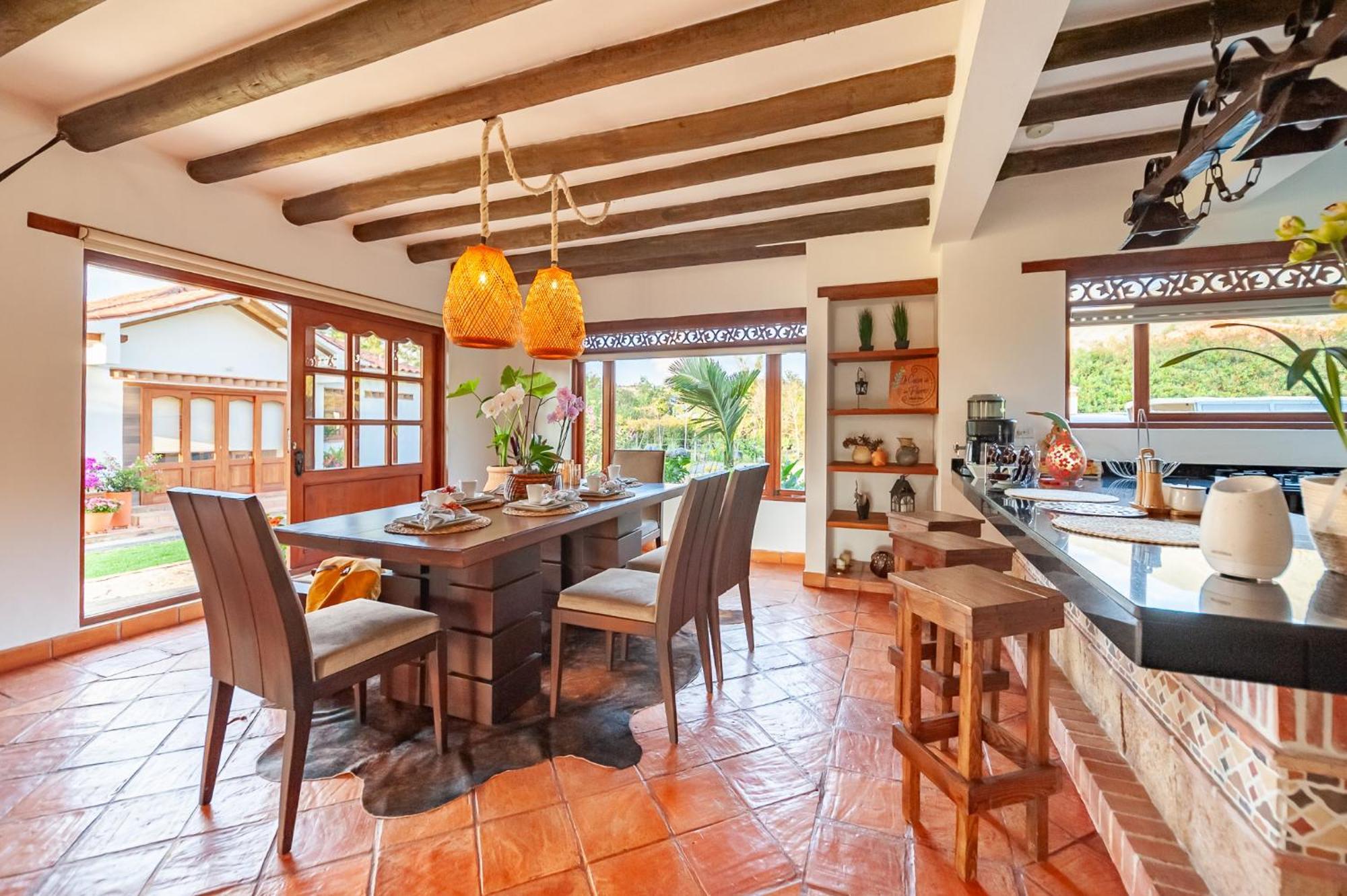 Casa De Las Flores 비야 데 레이바 외부 사진