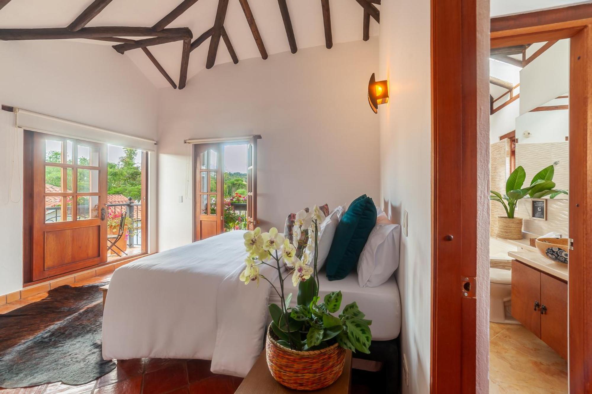 Casa De Las Flores 비야 데 레이바 외부 사진